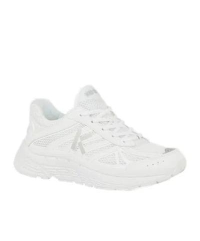 Kenzo Pace Mesh Sneakers In White