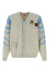 Kenzo Pachinko Cardigan In Gray