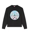 Kenzo Embroidered Sweatshirt With Crew Neck And Long Sleeves In Black