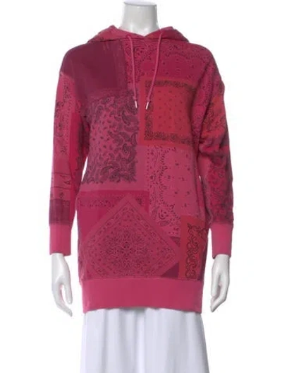 Pre-owned Kenzo Paisley Print Mini Dress In Pink