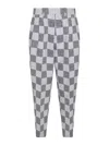 Kenzo Midnight Blue Cotton Blend Patchwork Pants In Blue