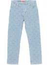 Kenzo Weave Botan Loose Jeans