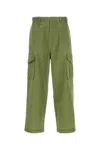 Kenzo Cotton Cargo Pant With Back And Side Pockets