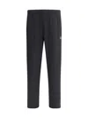 Kenzo Sporty Logoed Track Pants With Side Stripe In Black