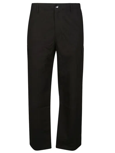 Kenzo Man Pants Black Size 32 Cotton, Elastane