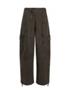 Kenzo Denim Pants In Brown