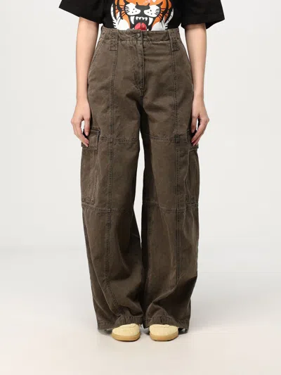 KENZO JEANS KENZO WOMAN COLOR DOVE GREY,412812073