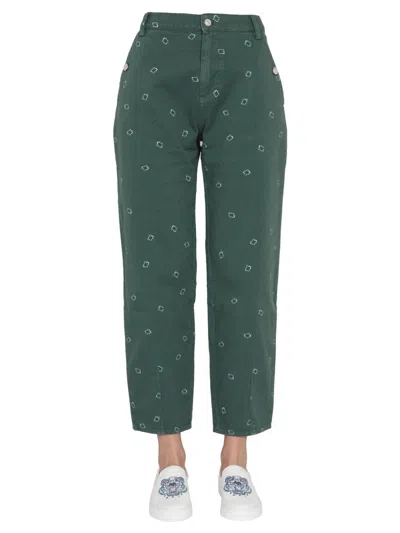 KENZO KENZO PANTS WITH PAISLEY PATTERN