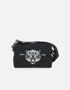 Kenzo Tiger-print Shoulder Bag In Black