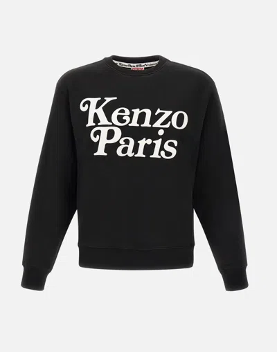Kenzo Paris By Verdi Cotton Black Crew Neck Sweatshirt