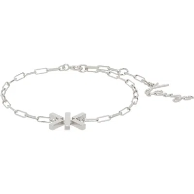 Kenzo Paris ' Double K' Bracelet In Metallic