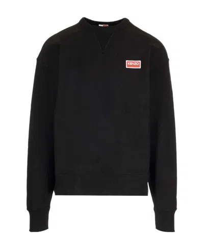 Kenzo Paris Logo-print Sweatshirt In Black