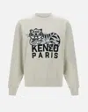 Kenzo Tiger Embroidered Crewneck Sweatshirt