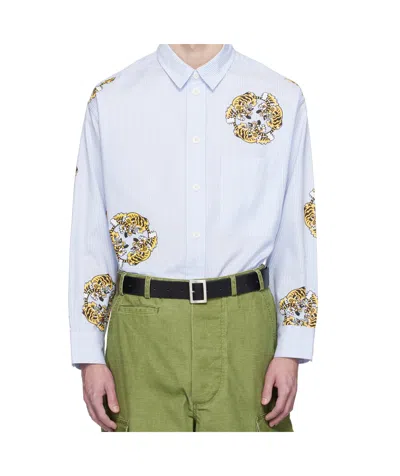 Kenzo Paris Verdy Edition Oversized Shirt In Sky Blue