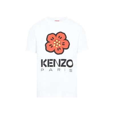 Kenzo Paris White Cotton Loose T-shirt