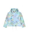 Kenzo ' X Futura 2000' Short Parka In Blue