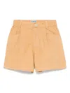Kenzo Patch Pockets Shorts In Neutrals