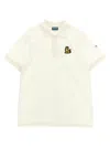 Kenzo Kids Patch Polo Shirt In White