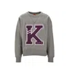 Kenzo Patches Sweatshirt In Gray