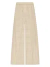 Kenzo Pattern-jacquard Trousers In Neutrals