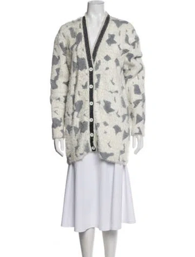 Pre-owned Kenzo Patterned Jacket In Neutral