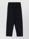 Kenzo Patterned Relaxed Fit Jogging Trousers With Pockets In Blue