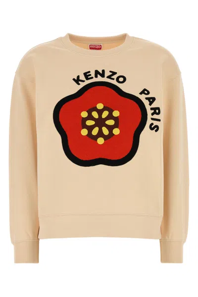 KENZO PEACH COTTON SWEATSHIRT
