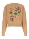 Kenzo Peonies Crew Neck Floral Print Sweatshirt