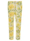 Kenzo Floral Pattern Cropped Length Pants