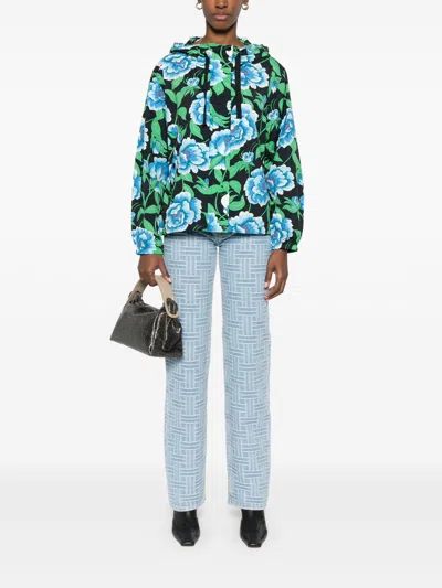 KENZO KENZO PEONIES-PRINT WINDBREAKER
