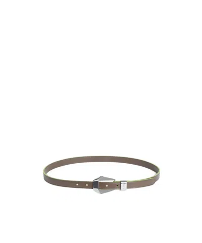 Kenzo Perforated Belt In Green