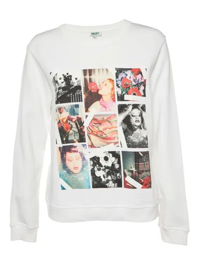 Pre-owned Kenzo Photo-collage Sweatshirt