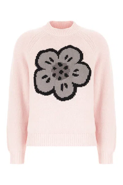 Kenzo Pink Cotton Blend Sweater