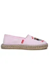 KENZO KENZO PINK COTTON ESPADRILLES