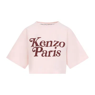 Kenzo Pink Cotton T-shirt In Neutrals
