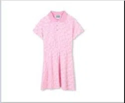 KENZO PINK DRESS FOR GIRL WITH LOGO
