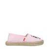 Kenzo Pink Fabric Espadrille In Pink