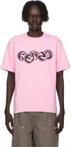Kenzo Pink  Paris ' Pachinko' Classic T-shirt In Pink