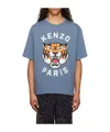 Kenzo Lucky Tiger T-shirt In Blue
