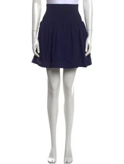 Pre-owned Kenzo Pleated Accents Mini Skirt In Black