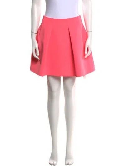 Pre-owned Kenzo Pleated Accents Mini Skirt In Pink