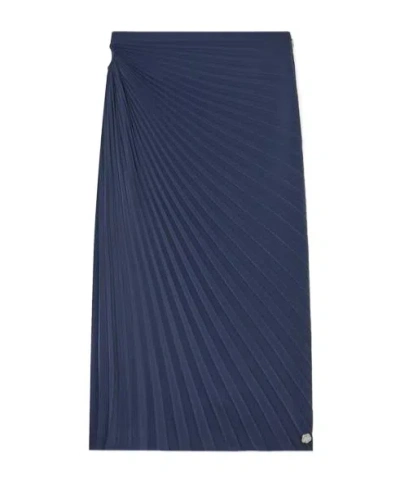 KENZO SUN-RAY PLEATS MIDI SKIRT