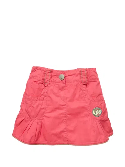 Pre-owned Kenzo Kids' Pleated Skirt In Pink