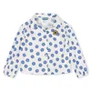 Kenzo Polka-dot Cotton Blouse In White