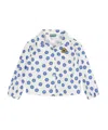 Kenzo Polka-dot Cotton Blouse In White