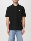 Kenzo Men's Gots Happy Tiger Embroidered Slim Polo In Black