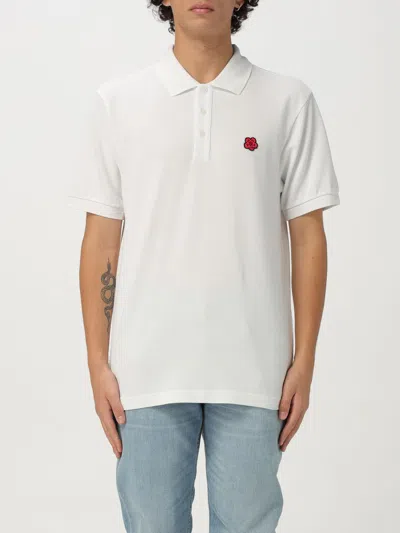 KENZO POLO SHIRT KENZO MEN COLOR WHITE,H22365001
