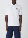 Kenzo White Cotton T-shirt With Embroidered Tiger Logo In White