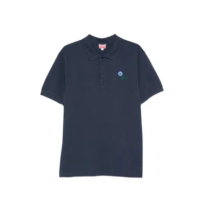 Kenzo Polo Shirts In Blue