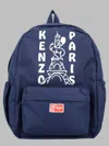 Kenzo Polyester Backpack In Blue
